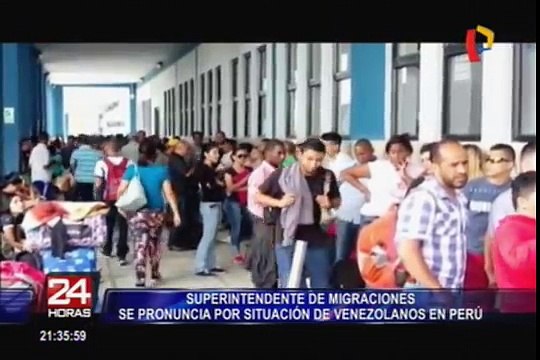 Superintendente de Migraciones se pronuncia sobre situación de venezolanos en Perú