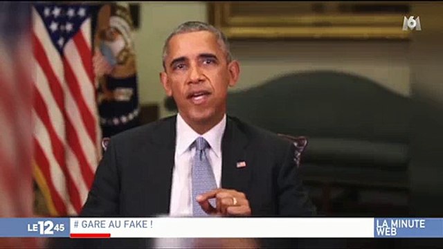 Une déclaration de Barack Obama plus vraie que nature fait le buzz pour sensibiliser contre les fake news - Regardez