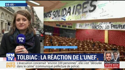 Скачать видео: Tolbiac: la présidente de l’Unef juge 