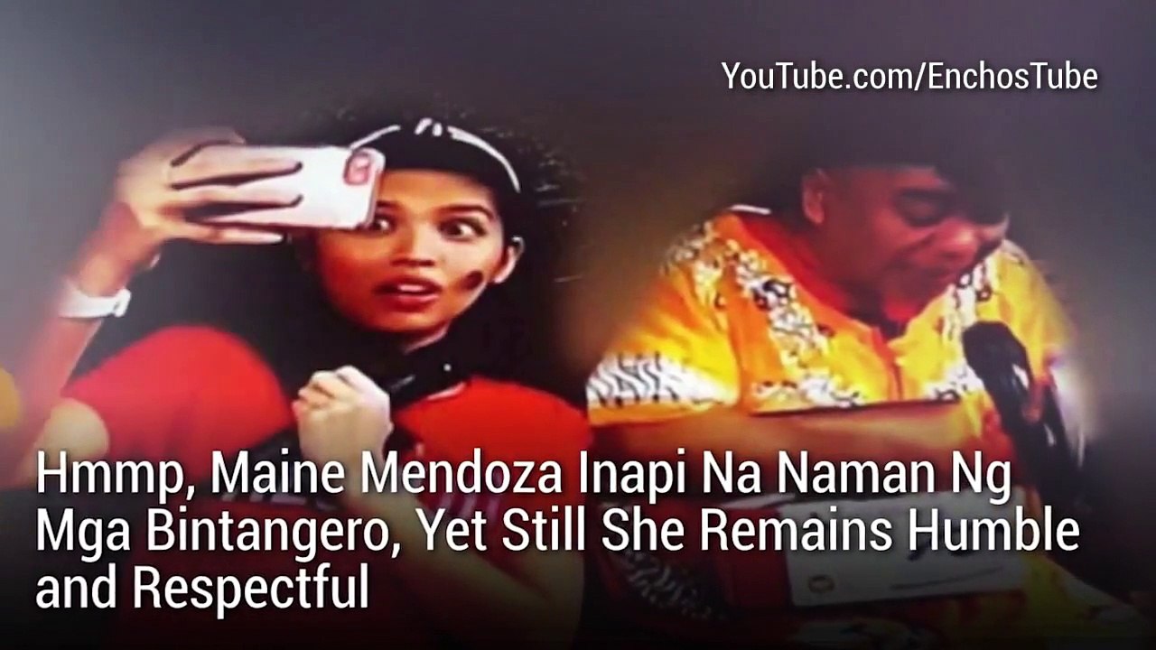 Hmmp, Maine Mendoza Inapi Na Naman Ng Mga Bintangero, Yet Still She Remains Humble and Respectful