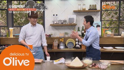 찐득한 오코노미야끼 반죽 만들기!