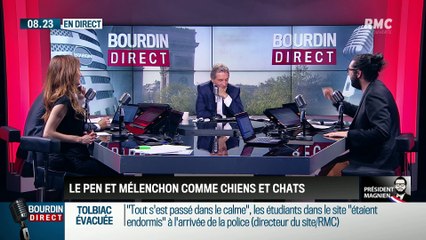 Président Magnien ! : Le Pen et Mélenchon comme chien et chats - 20/04