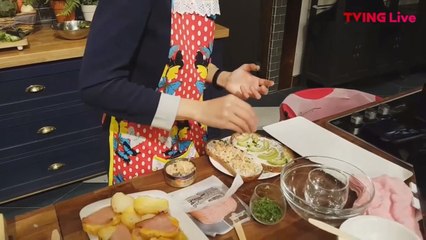 크리스마스 파티용 부르스게타 만들기