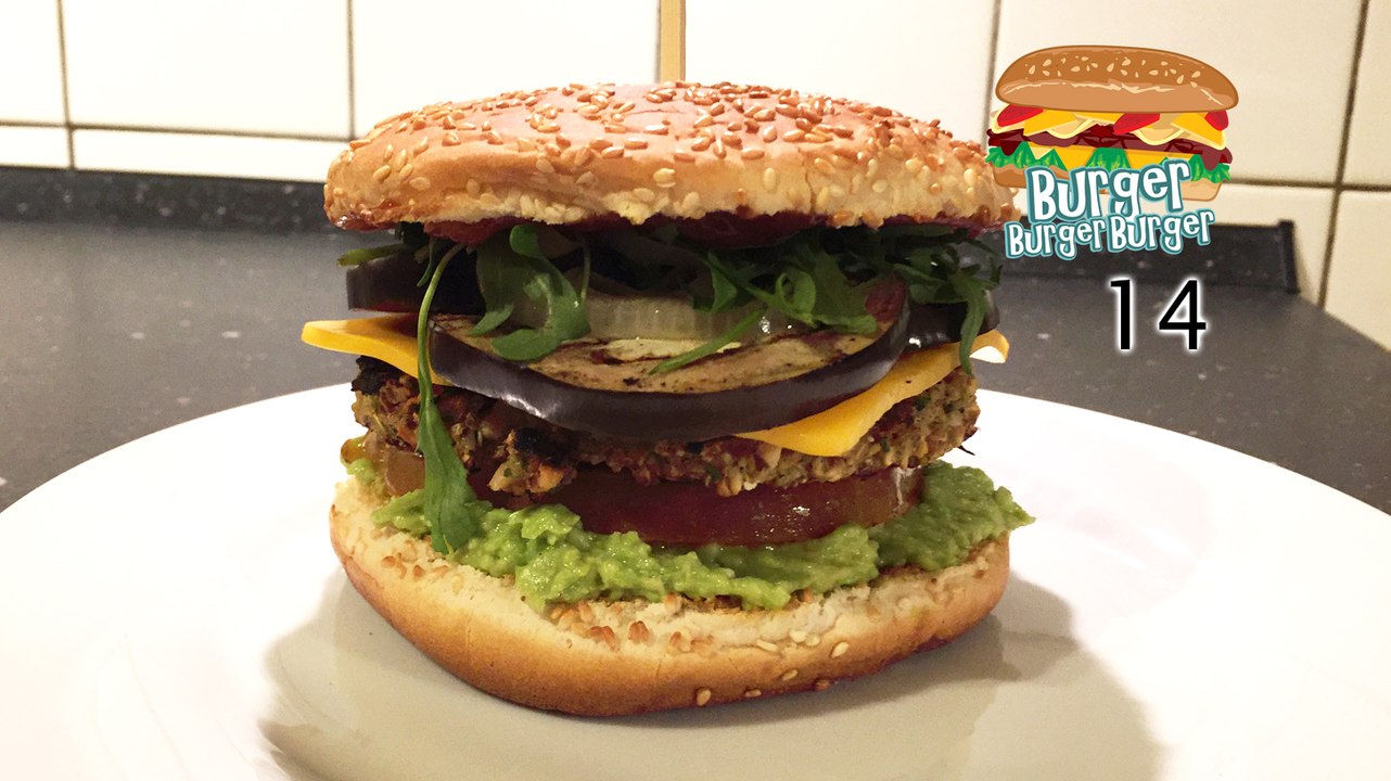 Vegetarischer Burger mit Aubergine & Avocado - BurgerBurgerBurger 14