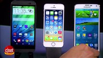 HTC One M8, Samsung Galaxy S5 y iPhone 5S ¿Cuál tiene mejor desempeño?
