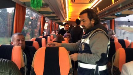 Bursa Terminalinde hareketli dakikalar, polis kuş uçurtmuyor