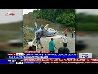 Helikopter Jatuh di Morowali, Pilot dan Penumpang Selamat