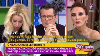 Kardeşler Barıştı Niran Ünsal ile Nida Ünsal Kavgası Bitti