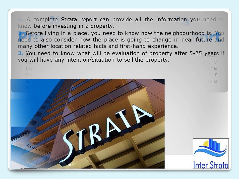 Necessity of Strata Property Inspection Report