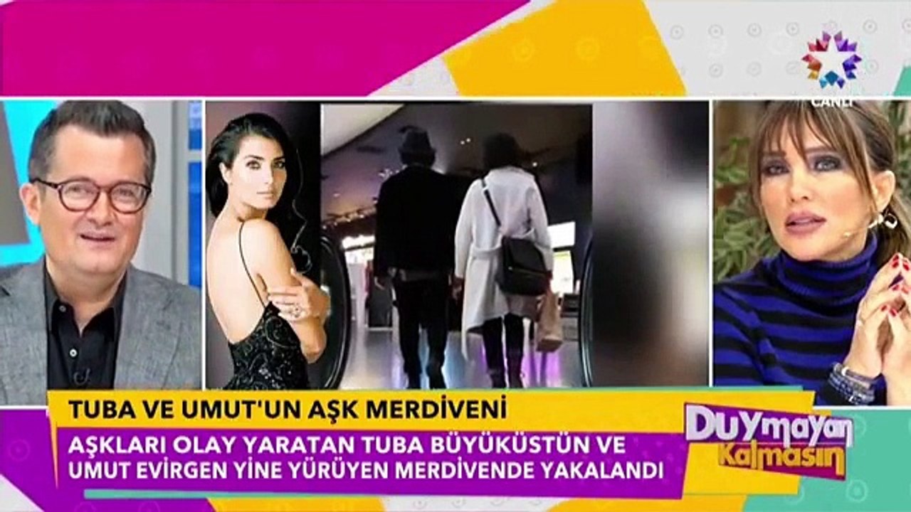 Tuba Büyüküstün ile Umut Evirgen Yine Yürüyen Merdivende Görüntülendiler