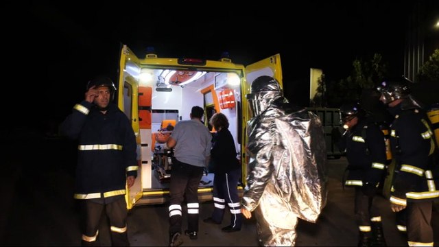 Έσβησαν την φωτιά και απεγκλώβισαν εργαζόμενους σε άσκηση οι πυροσβέστες της ΒΙ.ΠΕ στη Λαμία