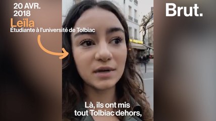 Rencontre avec une étudiante de l'université de Tolbiac après l'évacuation