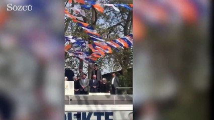 Erdoğan'ın mitinginde 'yuh' sesleri...