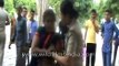 Indian Woman police officer slaps a woman in Aligarh - chaos and mayhem