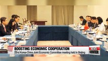 22nd meeting of Korea-China Joint Economic Committee was held in Beijing on Friday after 2 years of hiatus