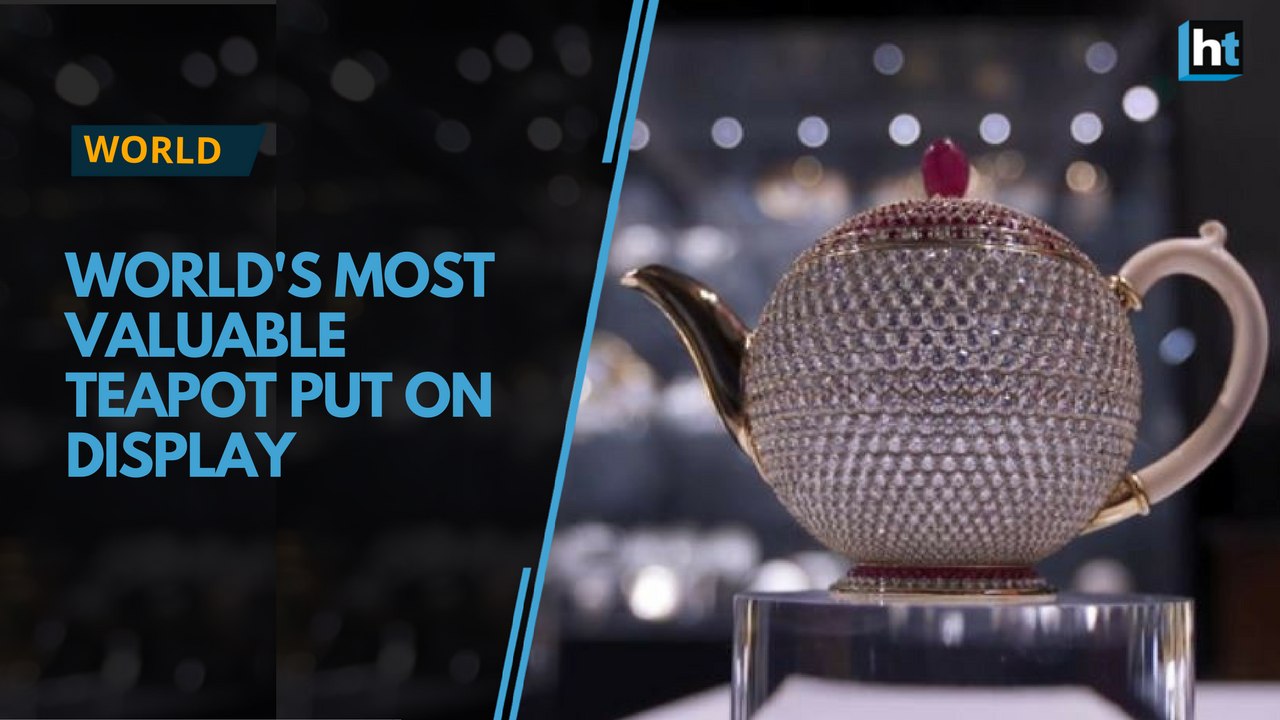 World's most valuable teapot put up on display video Dailymotion