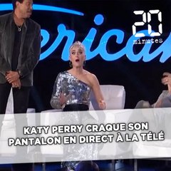 Katy Perry craque son pantalon en plein direct à la télé !