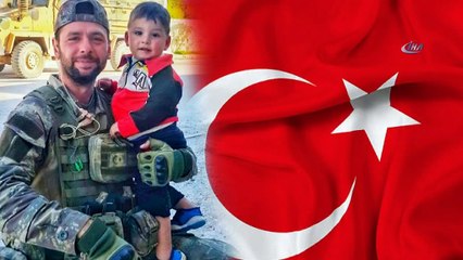 Afrin'de şehit olan Uzman Çavuş Çobanoğlu'nun görüntüleri ortaya çıktı