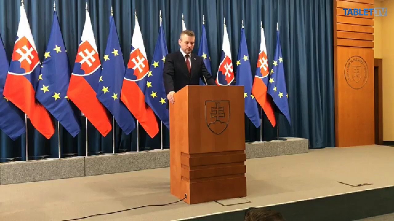 ZÁZNAM: TK premiéra P. Pellegriniho