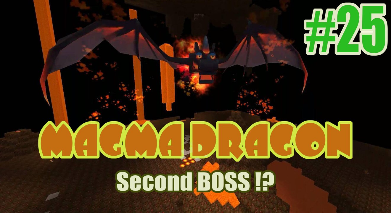 Mini World: Block Art - Craft Lava Horn, Summon Magma Lava Black Dragon