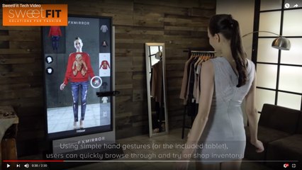 Miroir essayage virtuel
