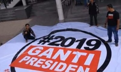 Polisi Selidiki Spanduk "Ganti Presiden" di Medan