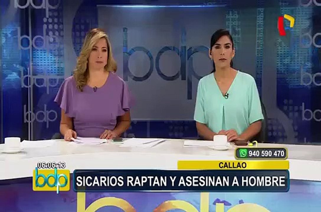 Callao: sicarios raptan y asesinan de seis disparos a un hombre