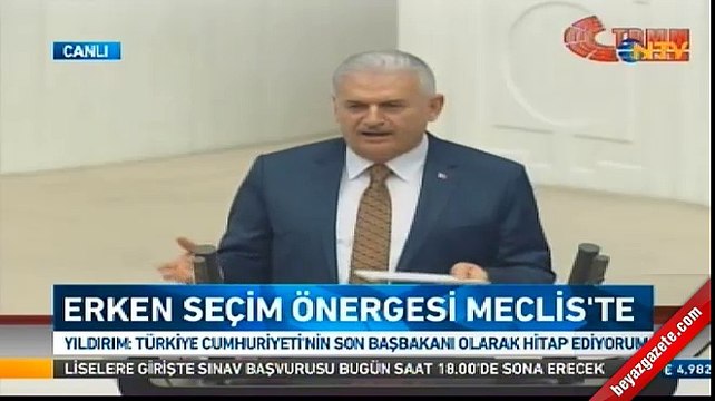 Başbakan Yıldırım: Kemal Bey'e tavsiyem elini çabuk tutsun