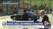 La cérémonie en hommage à Xavier Jugelé, tué il y a un an, touche à sa fin