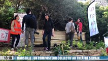 Marseille : un compost collectif dans les jardins du théâtre Silvain