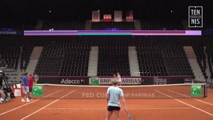 Fed Cup #FRAUSA - Tirage au sort : la réaction des joueuses et du capitaine