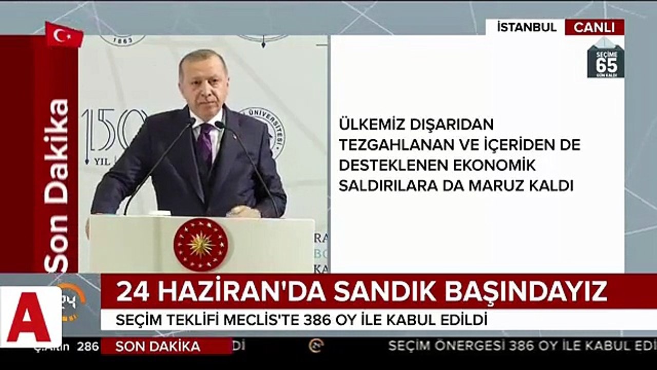 Cumhurbaşkanı Erdoğan resti çekti �İkide bir hodri meydan diyorsunuz, buyurun meydan�