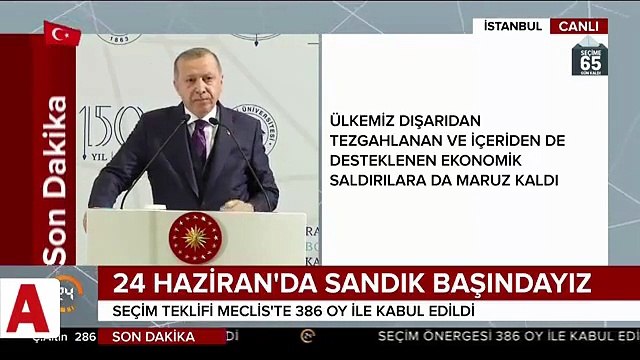 Cumhurbaşkanı Erdoğan resti çekti �İkide bir hodri meydan diyorsunuz, buyurun meydan�