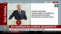 Cumhurbaşkanı Erdoğan 'İkide bir hodri meydan diyorsunuz, buyurun meydan'
