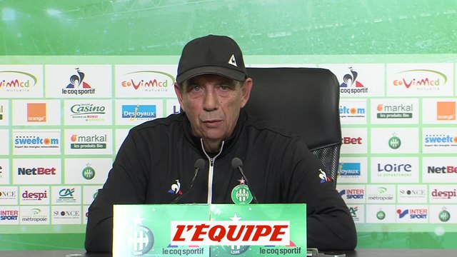 Gasset «On a resserré les boulons» - Foot - L1 - Saint-Etienne