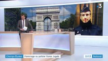 Attentat des Champs-Élysées : un an après l'attaque, un hommage rendu au policier Xavier Jugelé