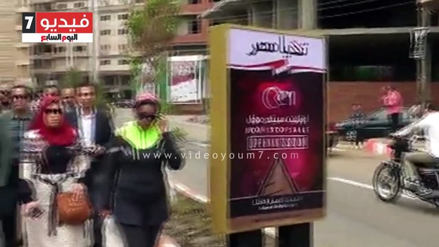 محافظ الغربية يفتتح شارع النقيب محمود الكومى ويتفقد أعمال تطوير الكورنيش