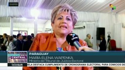 Paraguay listo para unos comicios transparentes, aseguran autoridades