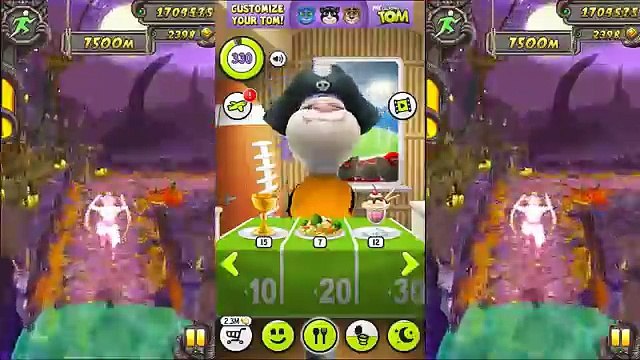 My Talking Tom Level 329 Vs Temple Run 2,Scaltet Fox, Gameplay make for kid #80