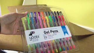 yoobi stationery unboxing [+ swatches and demos]