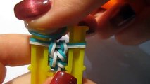 ЛЕДЕНЕЦ из резинок на рогатке без станка. Фигурка из резинок | Lollipop Candy Rainbow Loom Charm