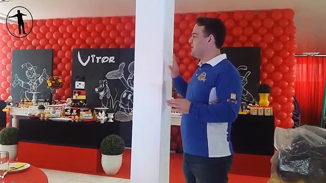 Decoração com balão Coluna com Balões Easy System - Tiago Miguel