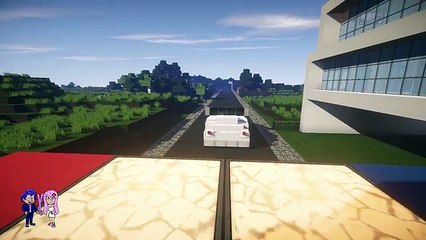 CÓMO HACER UN COCHE DE POLICÍA EN MINECRAFT ¡CON LUCES!