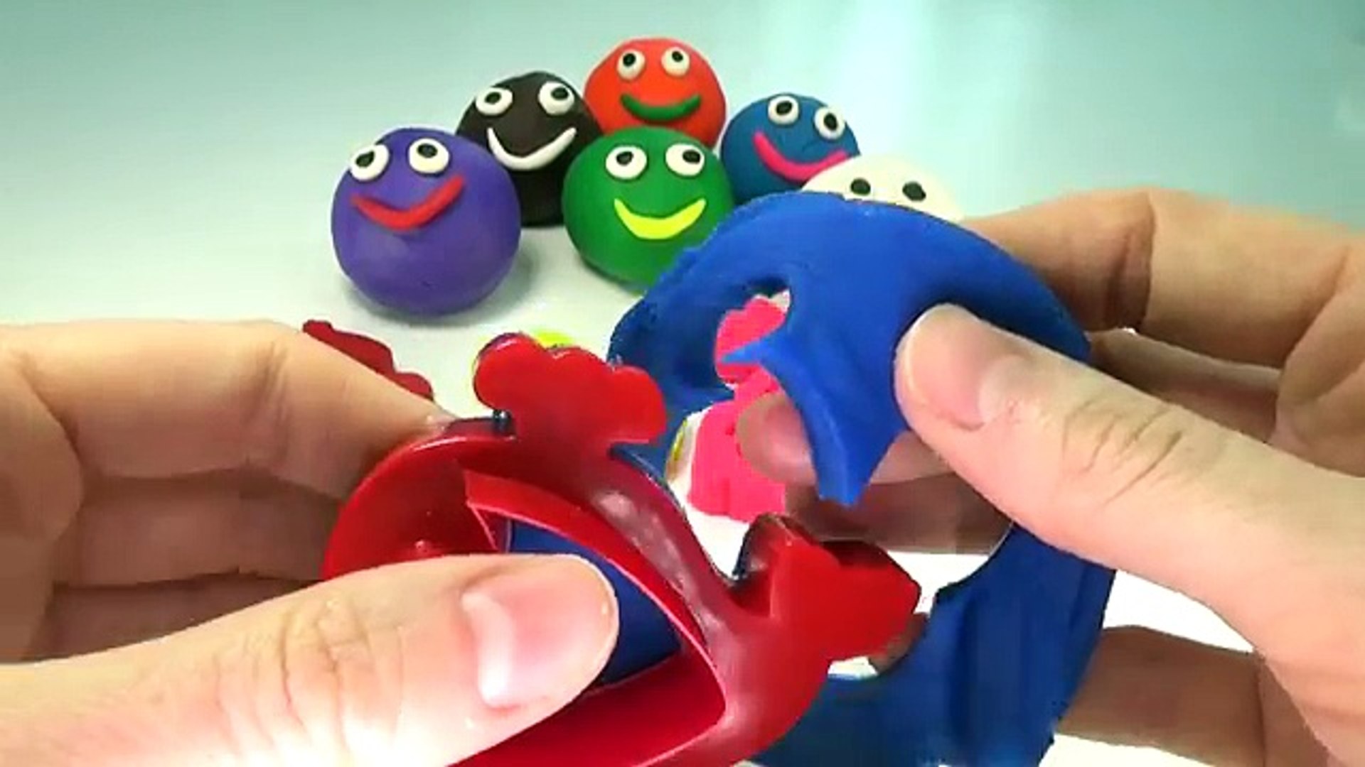 Play and Learn Colors with Play Dough Dolphin Animal Mold Fun Creative for kids Children Toddlers