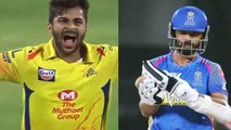 IPL 2018, CSK vs RR : Ajinkya rahane out for 16 runs, Deepak Chahar strikes | वनइंडिया हिंदी