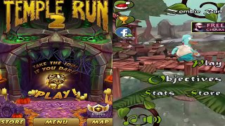 Temple Run 2 Vs Temple Zombie Run Best Distance Run Compilation