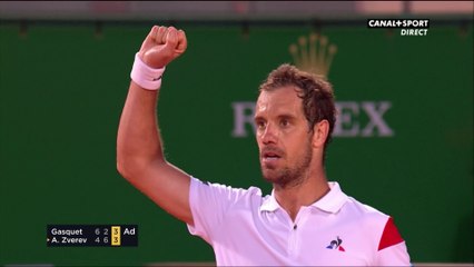 Monte Carlo Rolex Masters - Richard Gasquet fait le break !