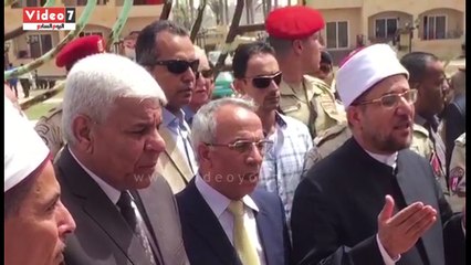 وزير الأوقاف أثناء تفقد شاطئ العريش: اللهم احفظ رجال الجيش والشرطة