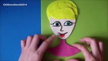 How to make Frozen Elsa Queen with Play-Doh tutorial - Die Eiskönigin