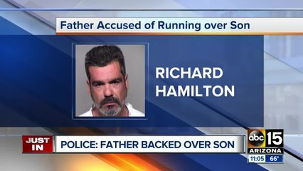 Man runs over son in Phoenix